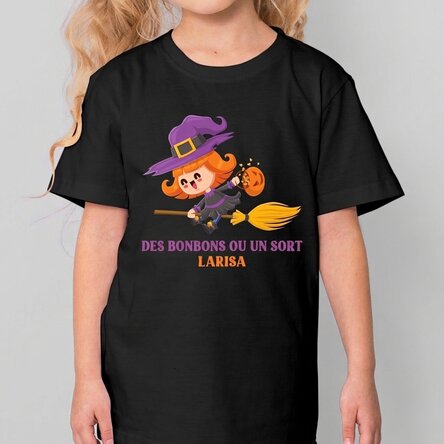 T-shirt en coton pour enfants avec des personnages d