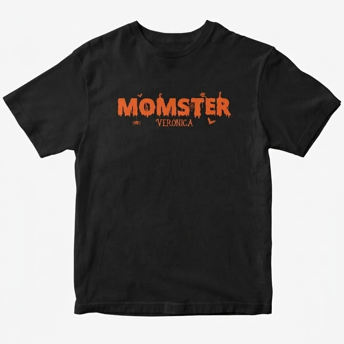 Katoenen T-shirt met gepersonaliseerde tekst - Momster