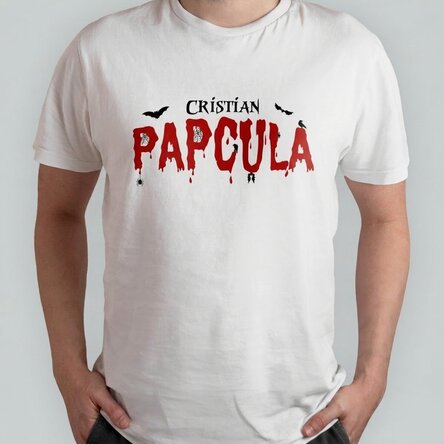 Katoenen T-shirt met eigen tekst - Dadcula