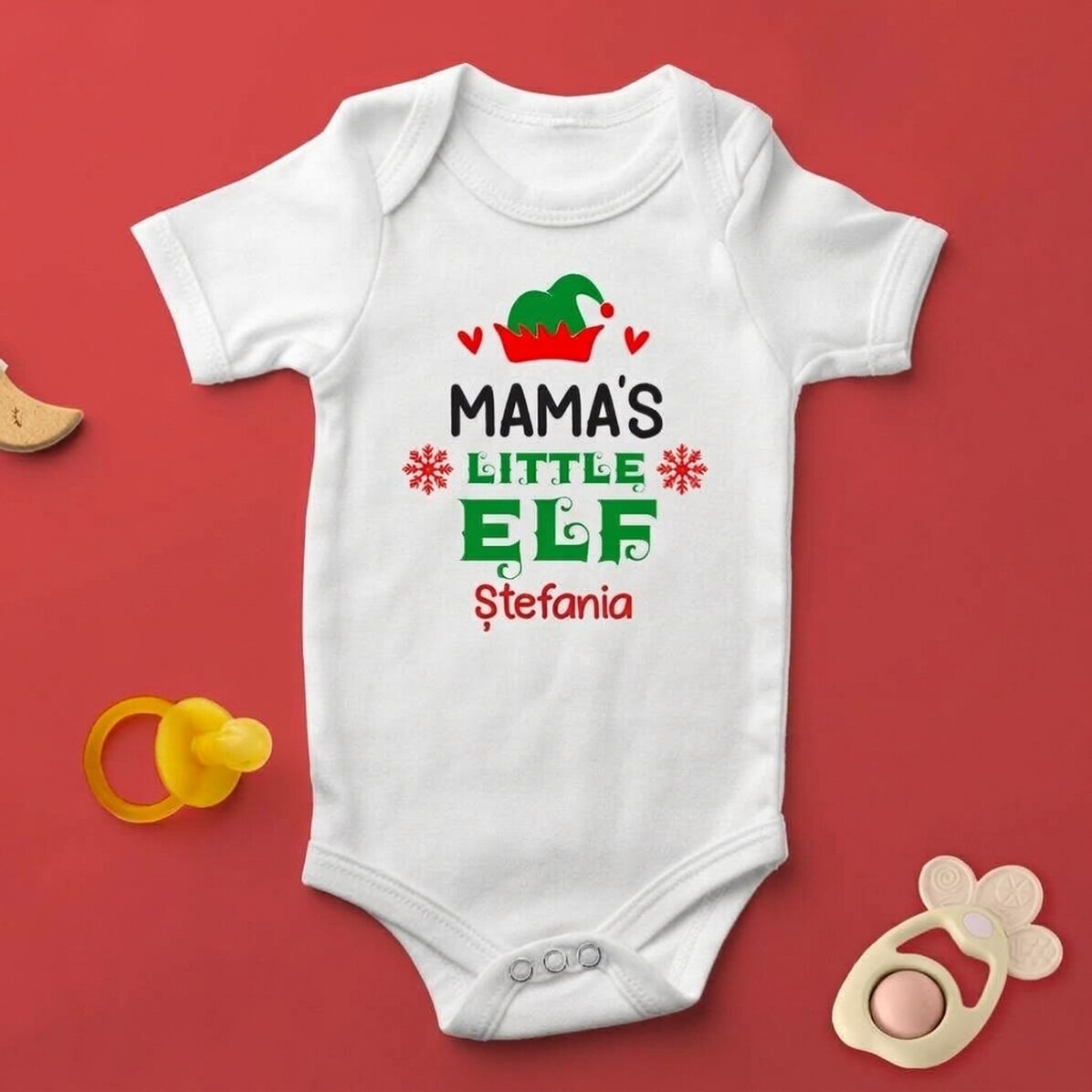 Body pour bébé personnalisé avec un texte - Little elf