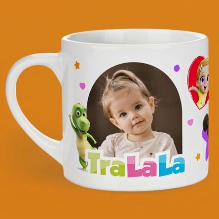 Tasse personnalisée pour enfants avec photo et prénom - TraLaLa