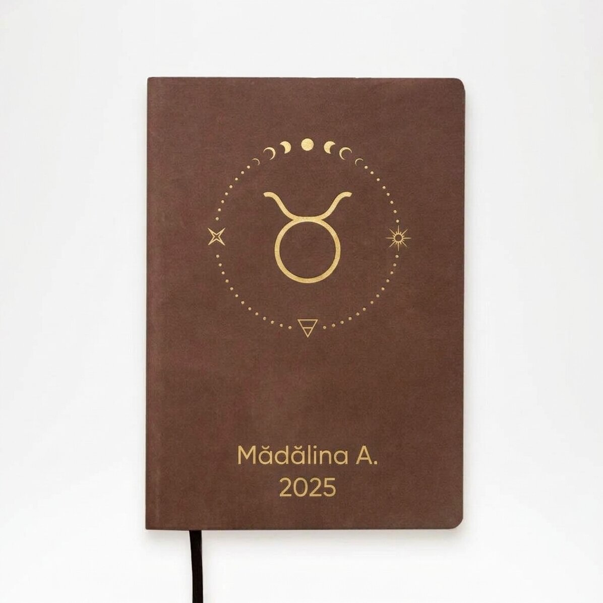 Gepersonaliseerde leren agenda met tekst en het sterrenbeeld Stier