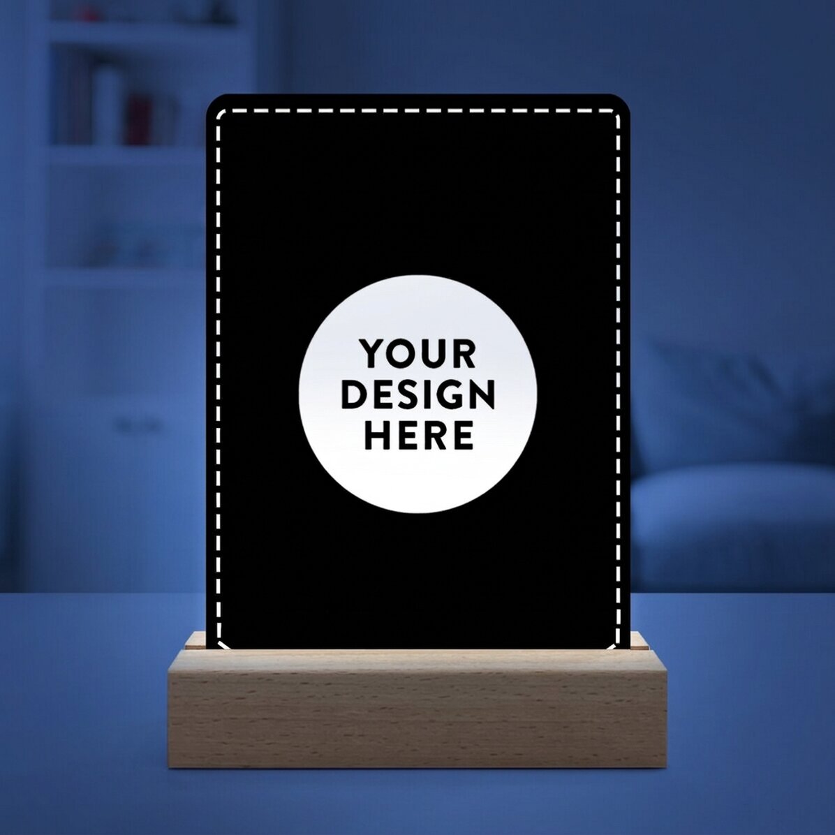 Gepersonaliseerde LED-nachtlamp met jouw eigen ontwerp