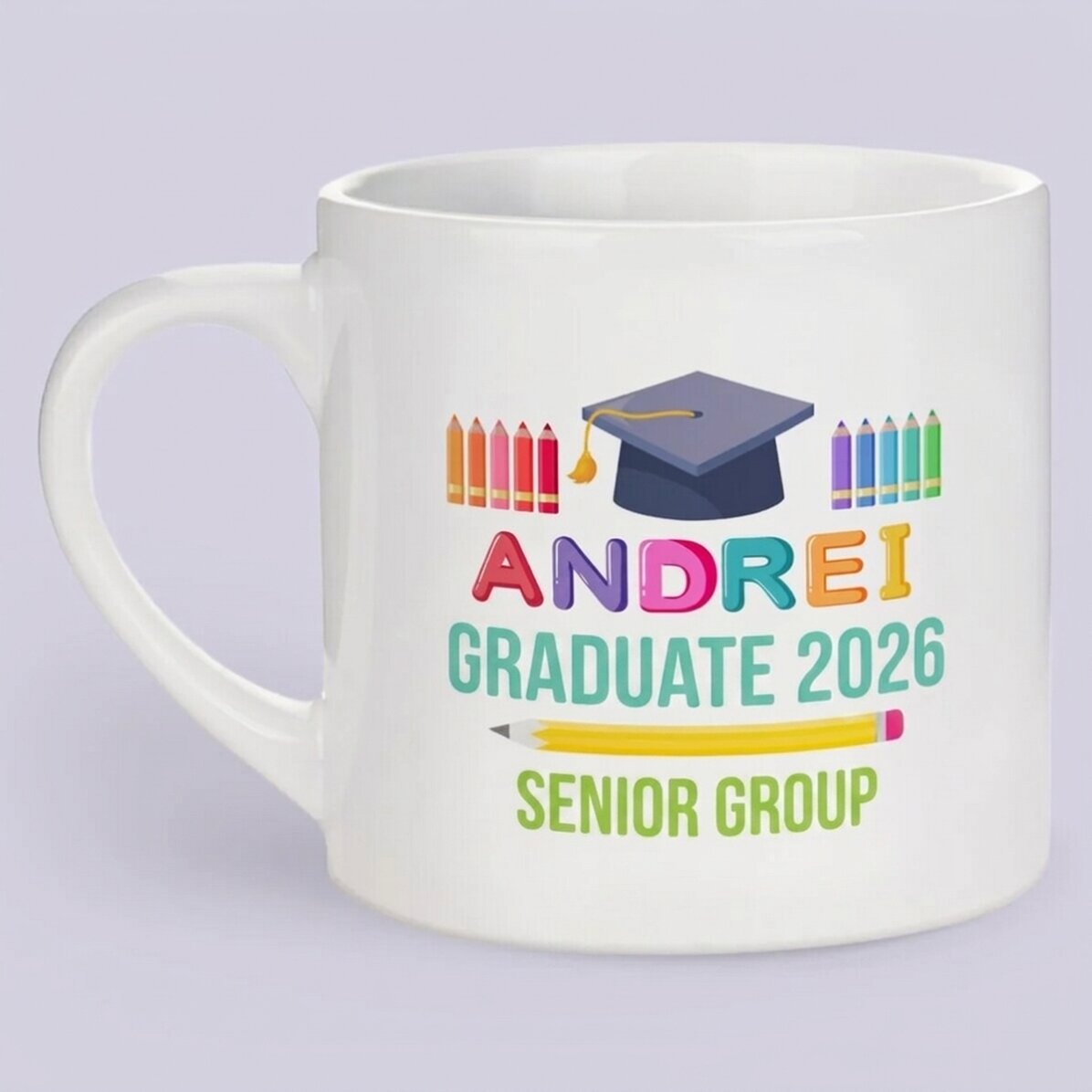 Tasse personnalisée avec un message pour les enfants - Remise des diplômes
