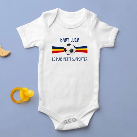 Body pour enfant personnalisé avec un message - Football