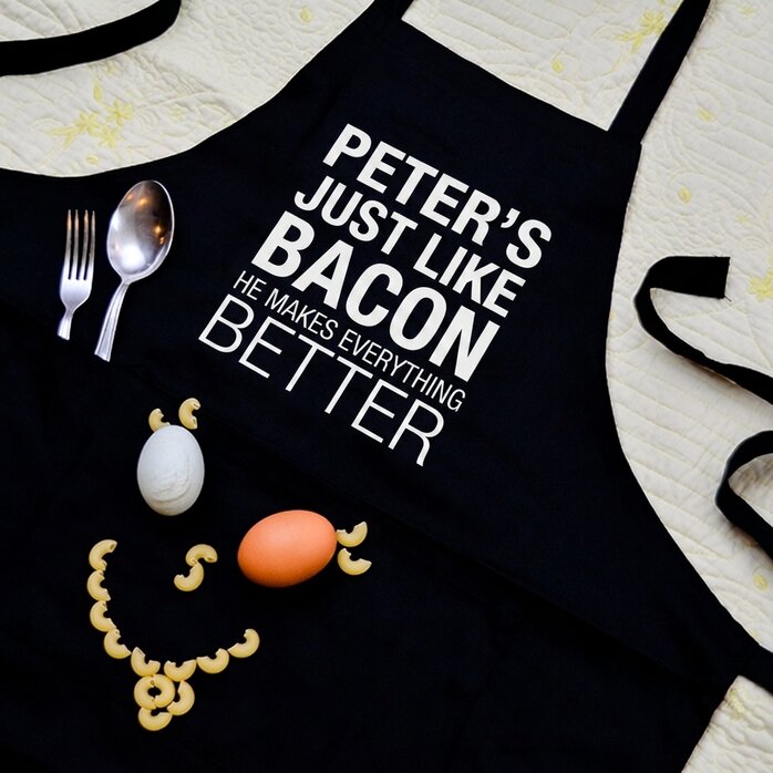 Op maat gesorteerde bacon