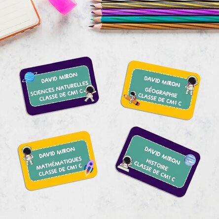 Lot de 8 autocollants personnalisés pour l
