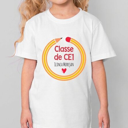 T-shirt en coton personnalisé pour enfants, pour l