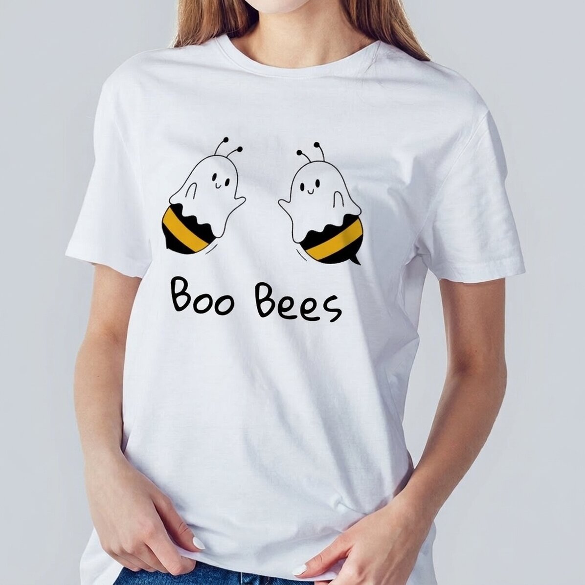 T-shirt en coton personnalisé avec un texte - Boo