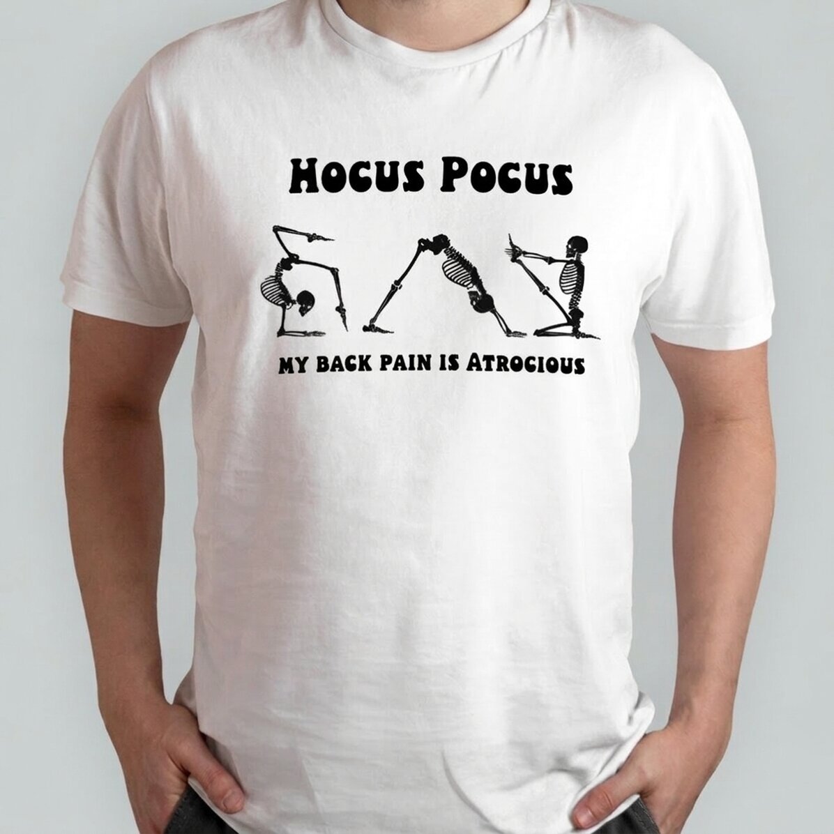 T-shirt en coton personnalisé avec un texte - Hocus Pocus