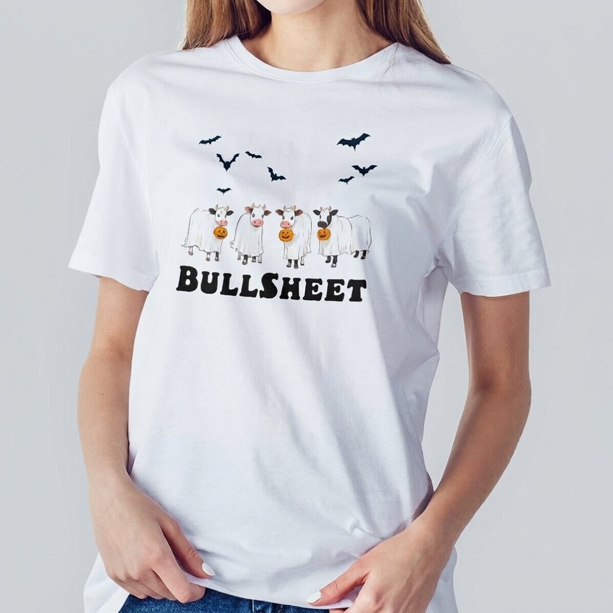 T-shirt en coton personnalisé avec un texte - BullSheet