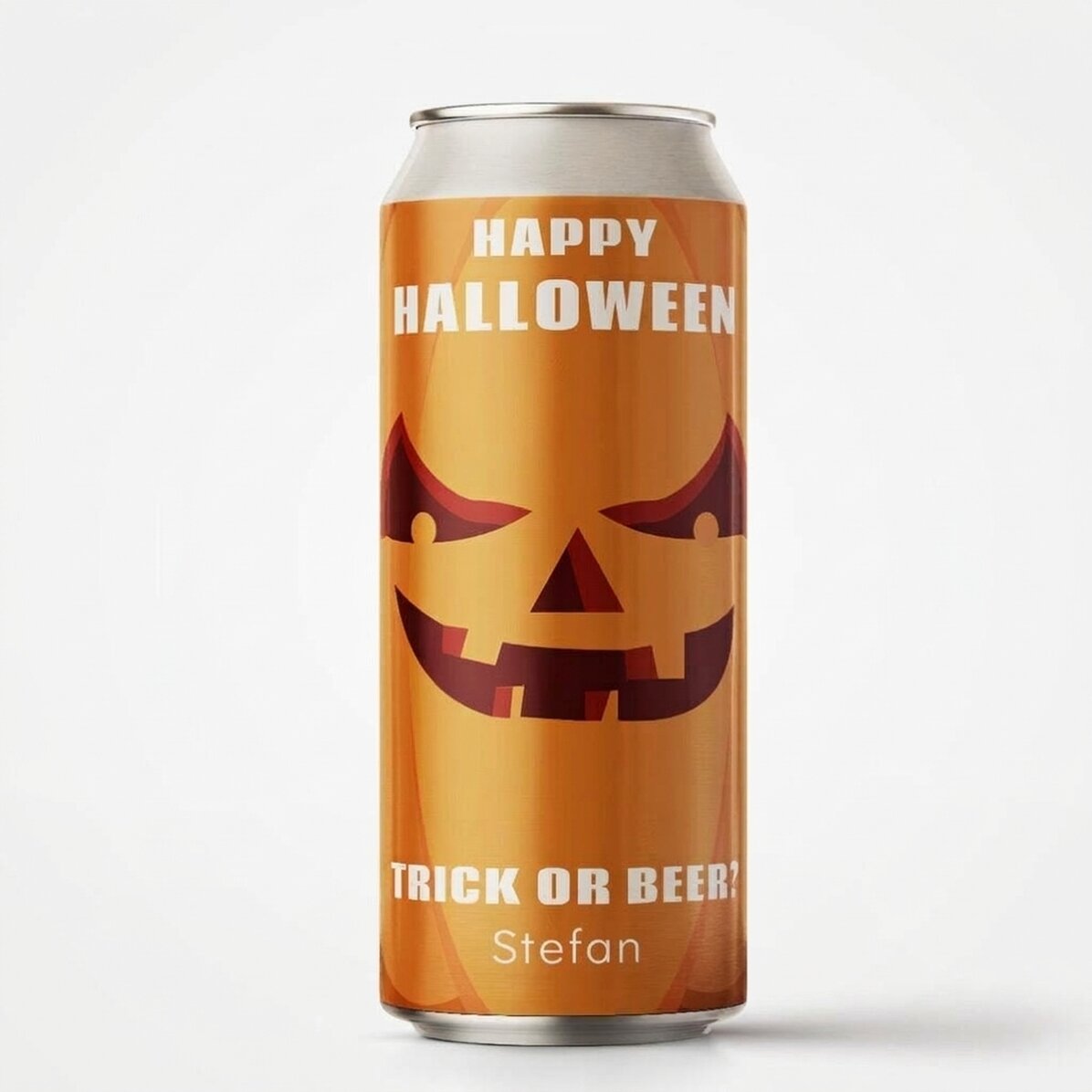 Bière en canette personnalisée avec un texte - Pumpkin