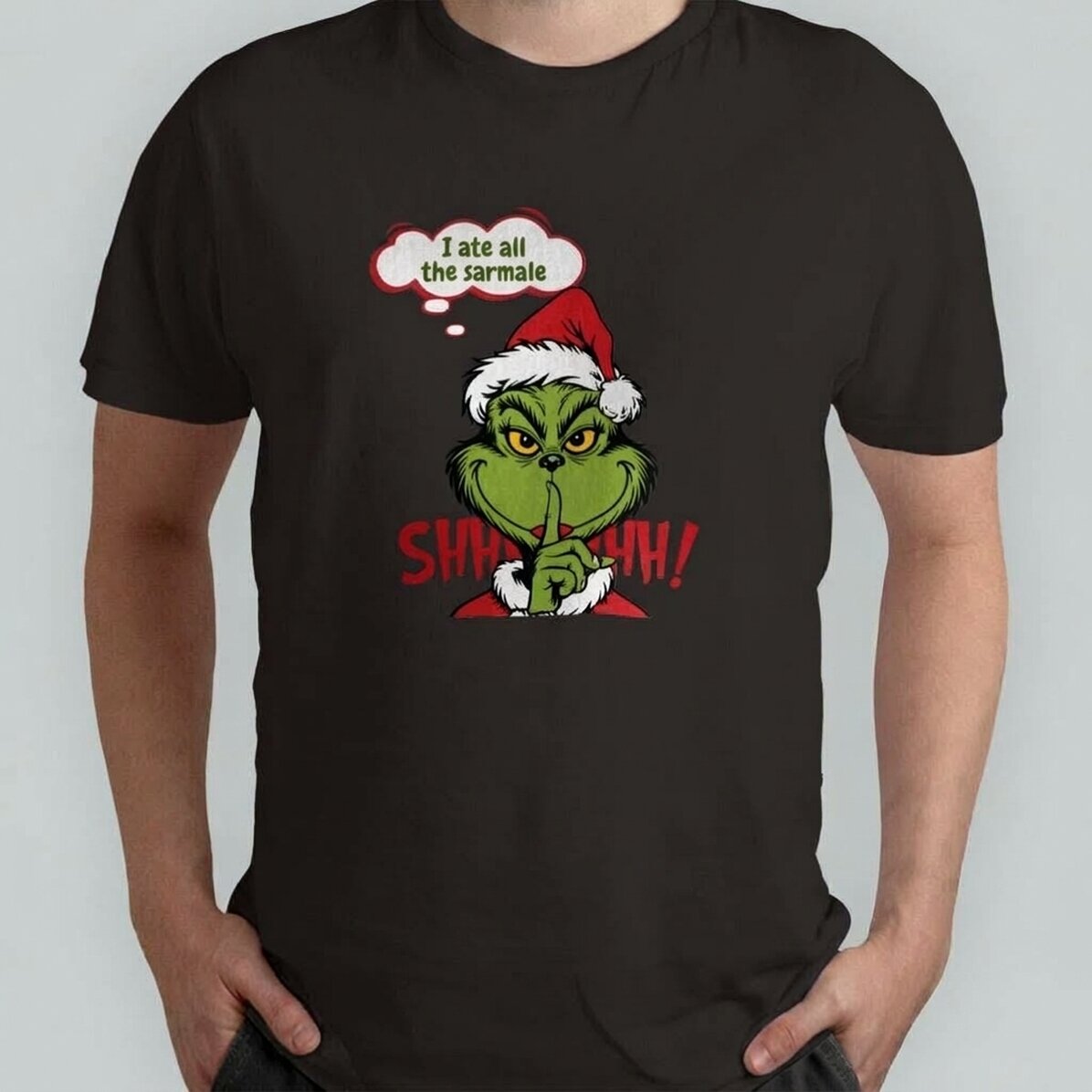 Katoenen T-shirt met gepersonaliseerde tekst - Het geheim van de Grinch