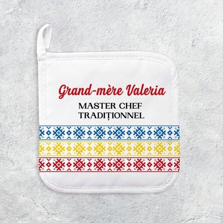 Sous-verre personnalisé pour casserole chaude avec inscription - Masterchef traditionnel