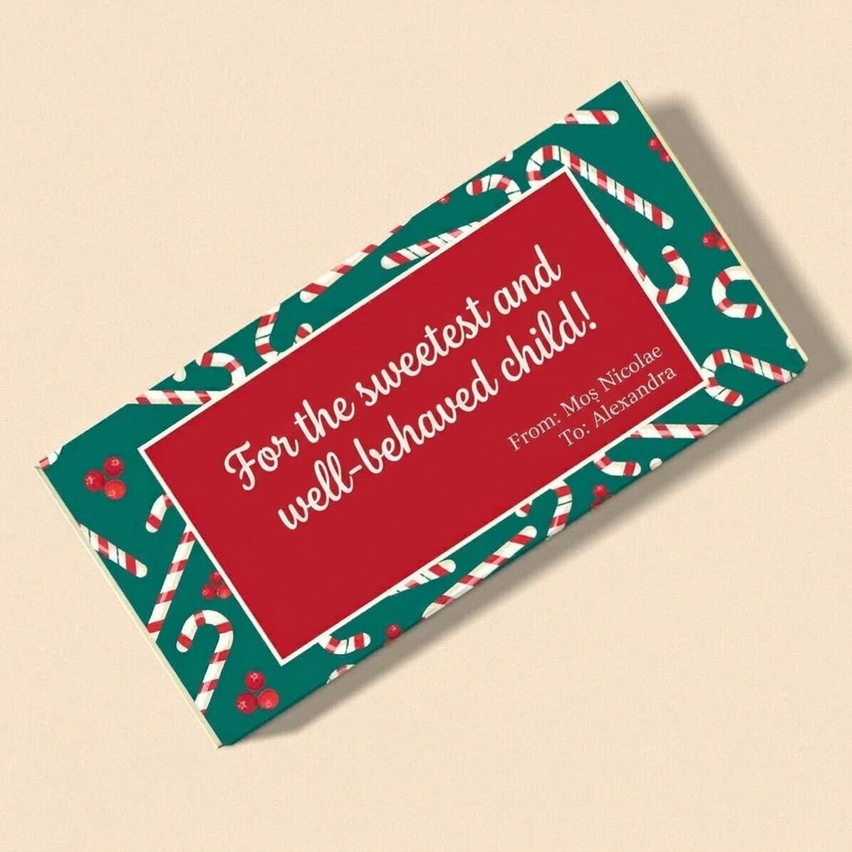 Chocolade met een persoonlijke boodschap – van Sinterklaas