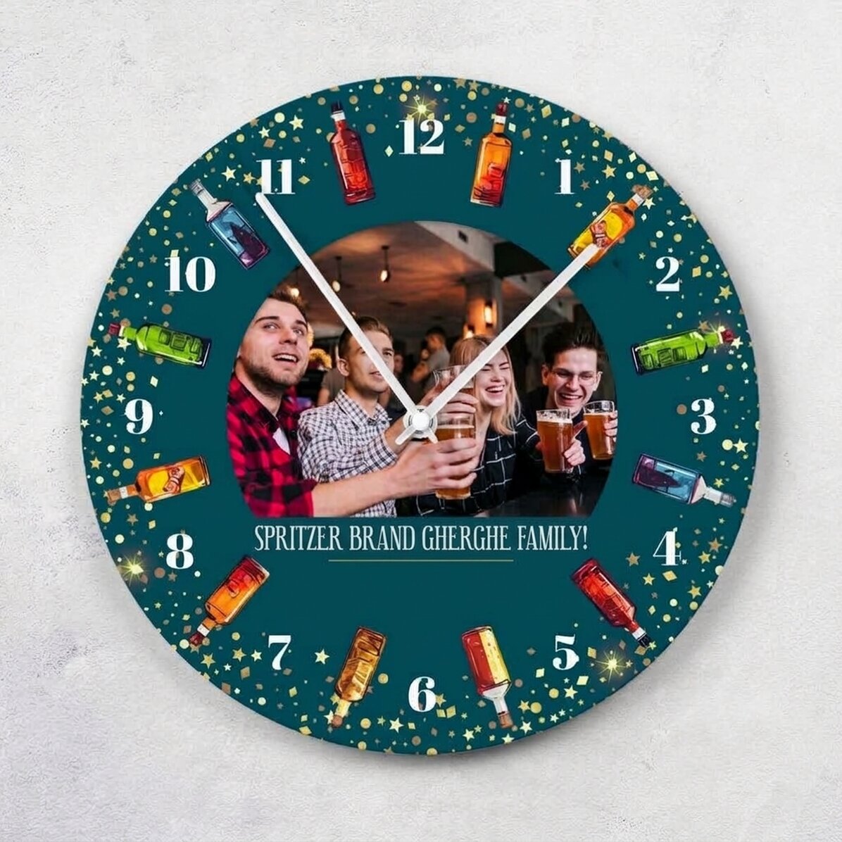 Montre personnalisée avec texte et photo - Ora de sprit