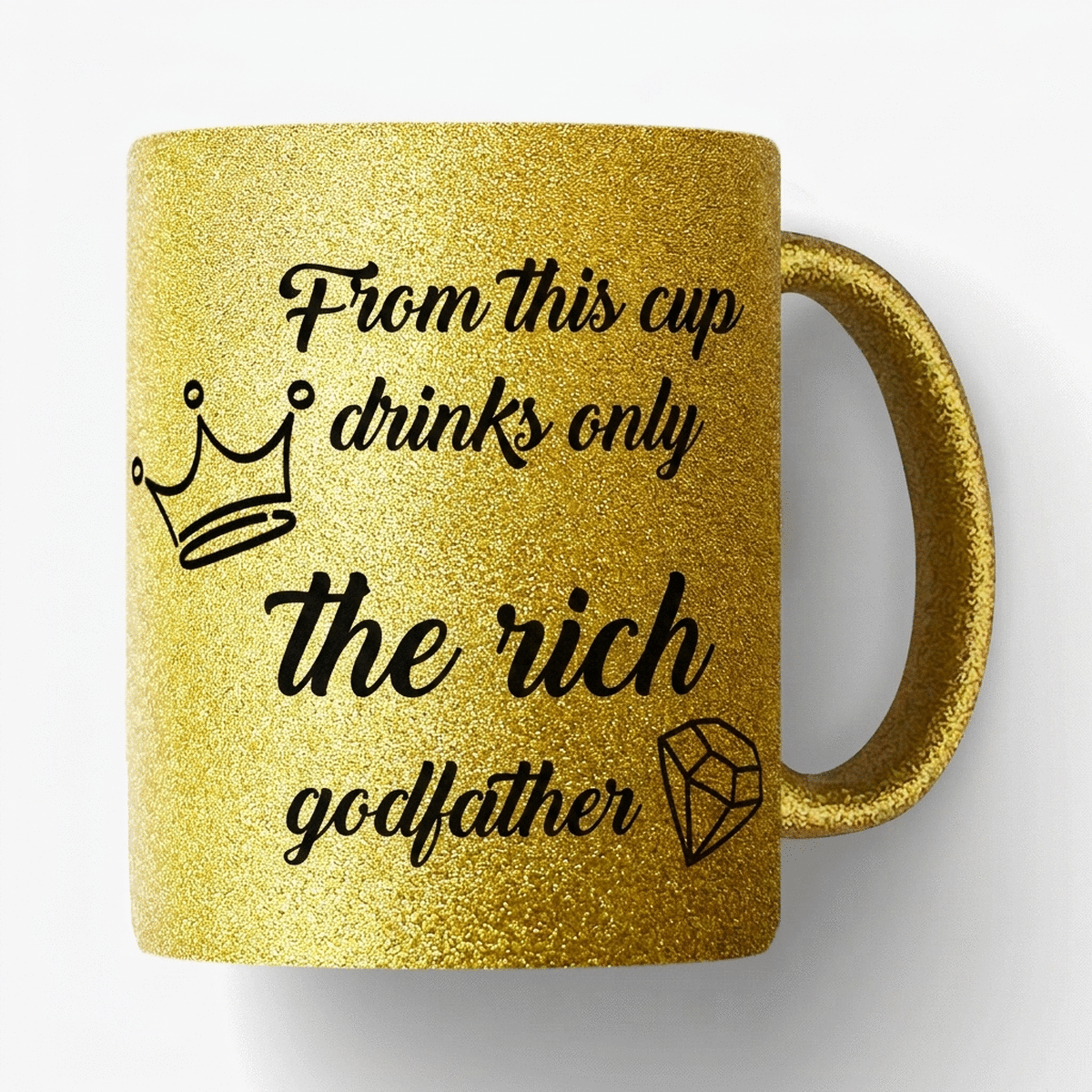 Tasse personnalisée avec un message pour les parrains et marraines