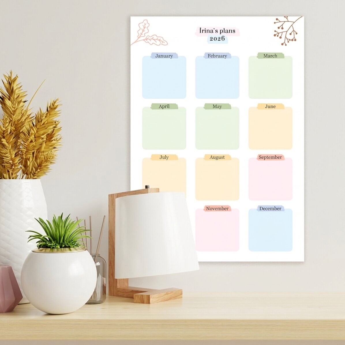 Gepersonaliseerde poster - Jaarabonnement