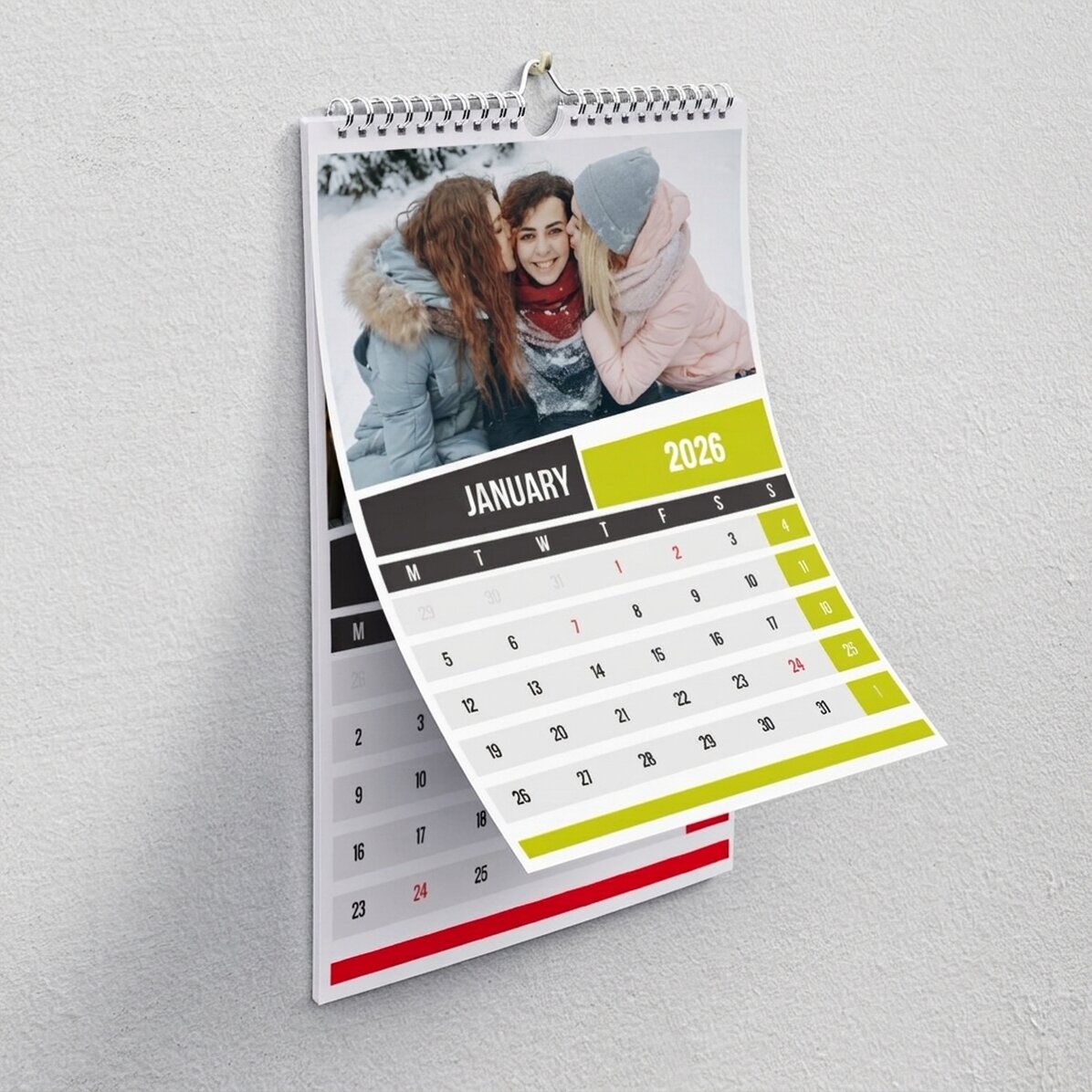 Calendrier personnalisé - avec vos photos en couleur