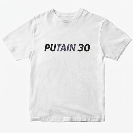 T-shirt en coton personnalisé avec l