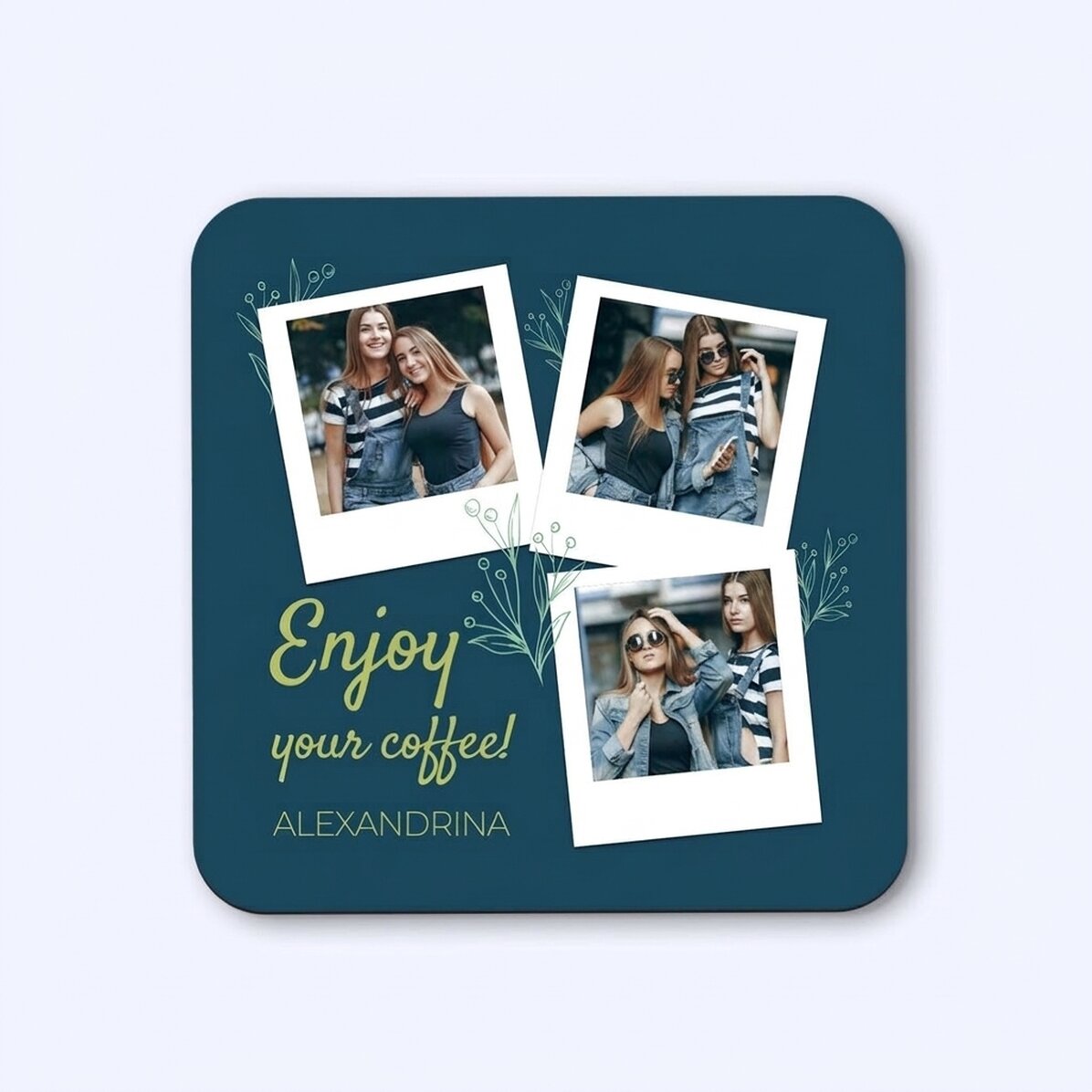 Gepersonaliseerde bekerhouder met 3 foto