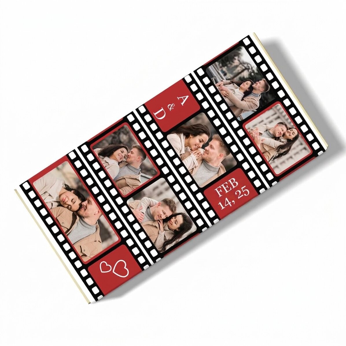Chocolade met 6 foto