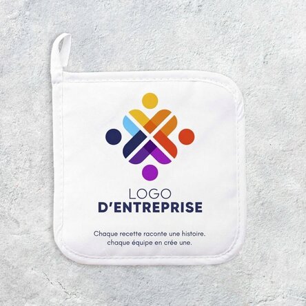 Support pour casserole chaude personnalisé avec logo et texte