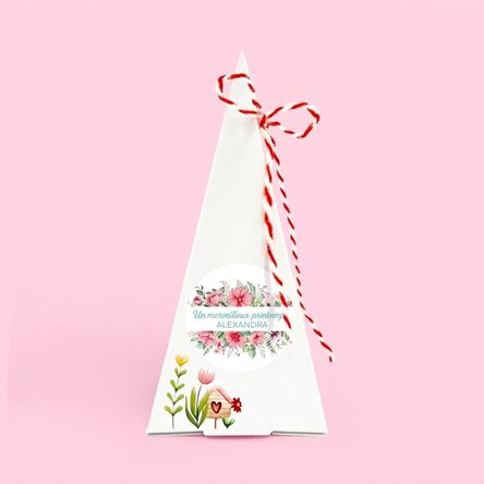 Kit de plantation de fleurs personnalisé avec un message