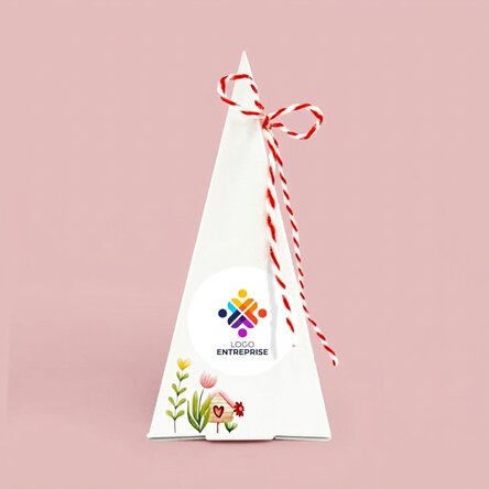 Kit de plantation de fleurs personnalisé avec logo