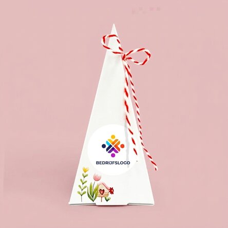 Plantset voor bloemen, gepersonaliseerd met logo