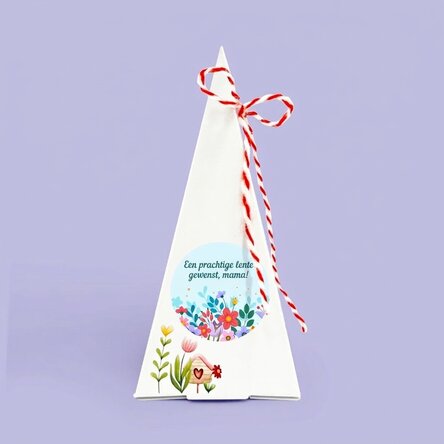 Gepersonaliseerde bloemenplantset met tekst - Lente