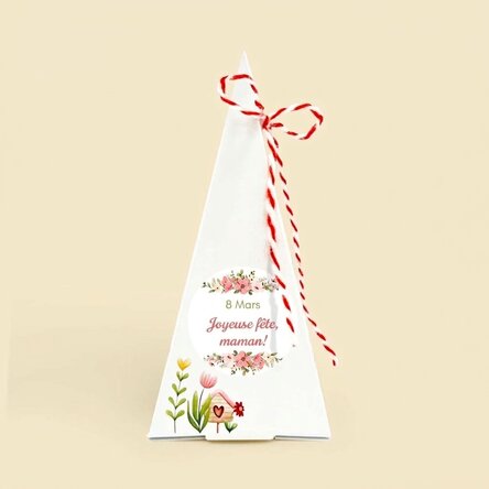 Kit de plantation de fleurs personnalisé avec un message - Fleurs
