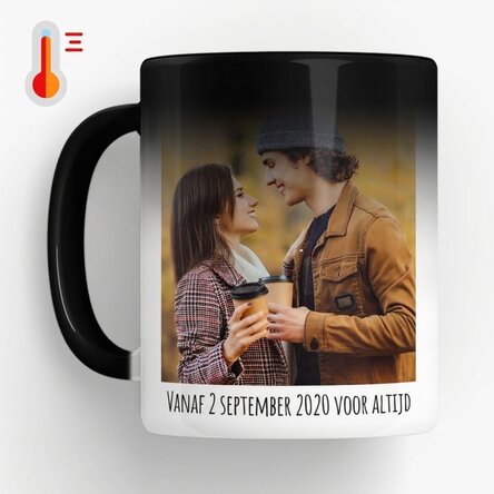 Gepersonaliseerde magische mok met 2 foto