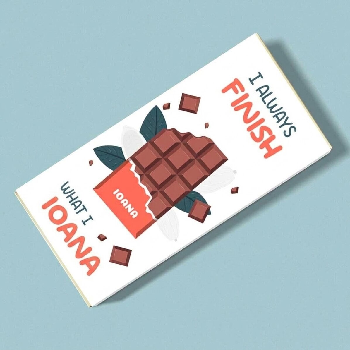 Chocolat personnalisé avec un message - Always
