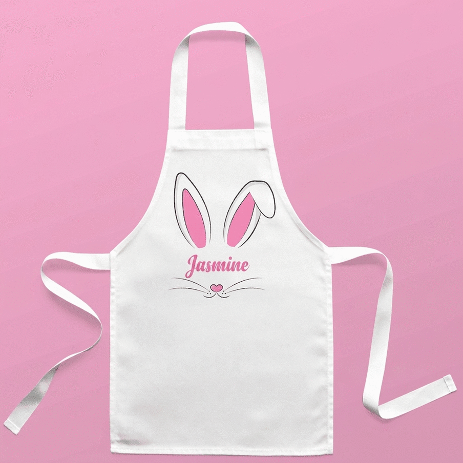 Op maat gemaakte tas voor kinderen met tekst - Bunny