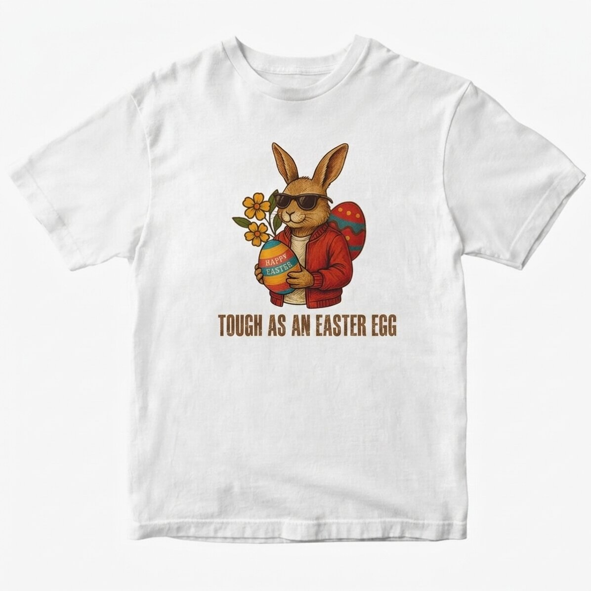 T-shirt en coton personnalisé pour Pâques - Lapin sympa