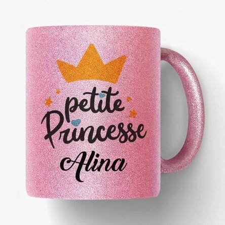 Tasse personnalisée avec inscription - Princess