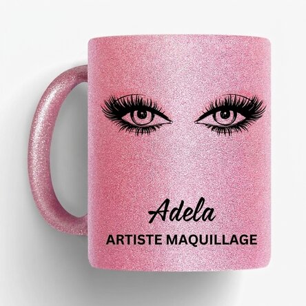 Tasse personnalisée avec inscription - Maquilleuse professionnelle