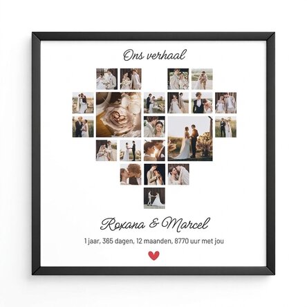 Gepersonaliseerd schilderij met 21 foto