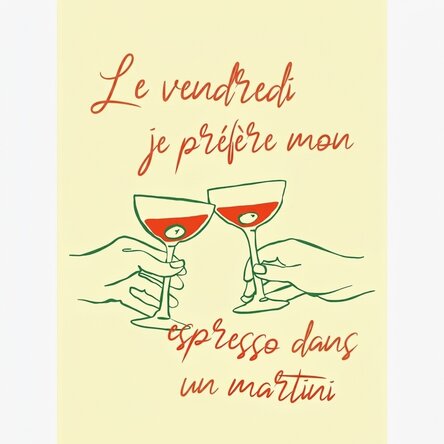Affiche « Espresso Martini »