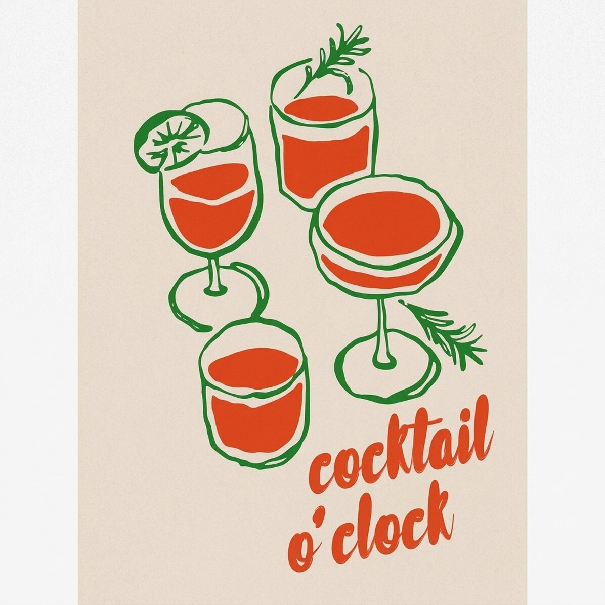 Affiche « Cocktail o