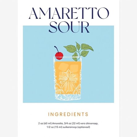 Poster Amaretto Sour