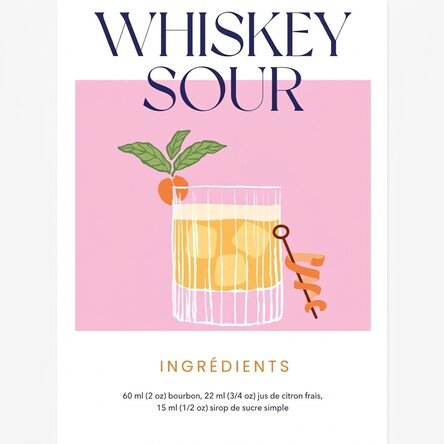 Affiche « Whiskey Sour »
