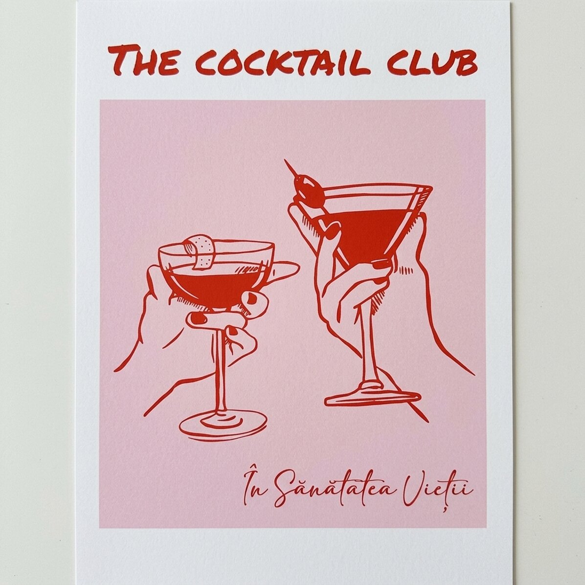 Affiche « The Cocktail Club »