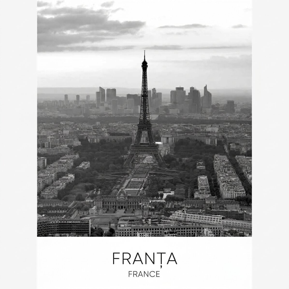 Affiche de la Tour Eiffel à Paris