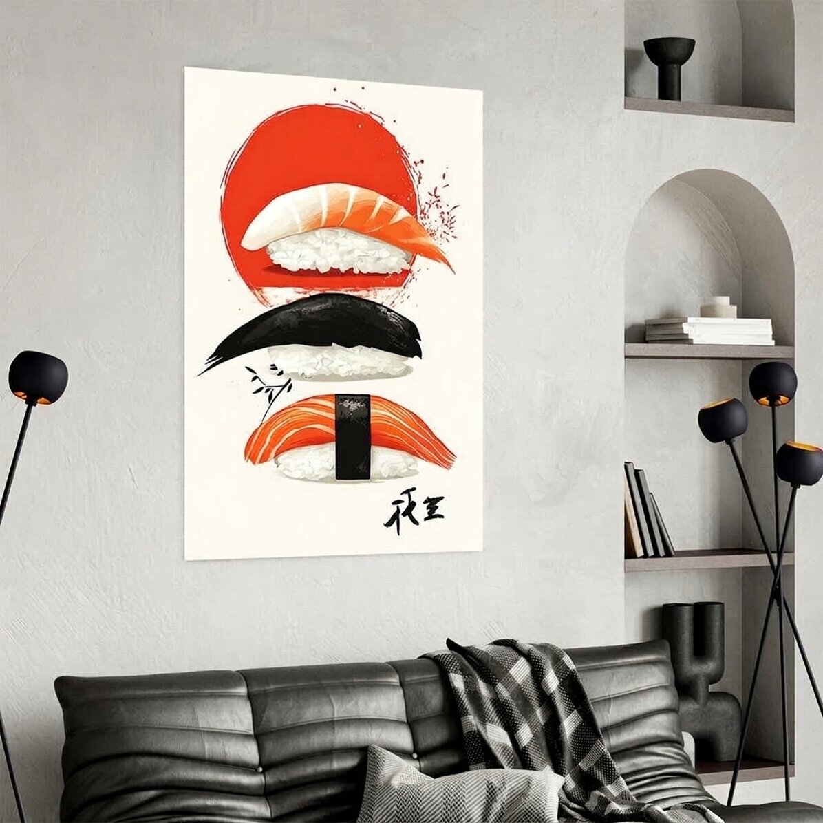 Affiche « Sushi art »