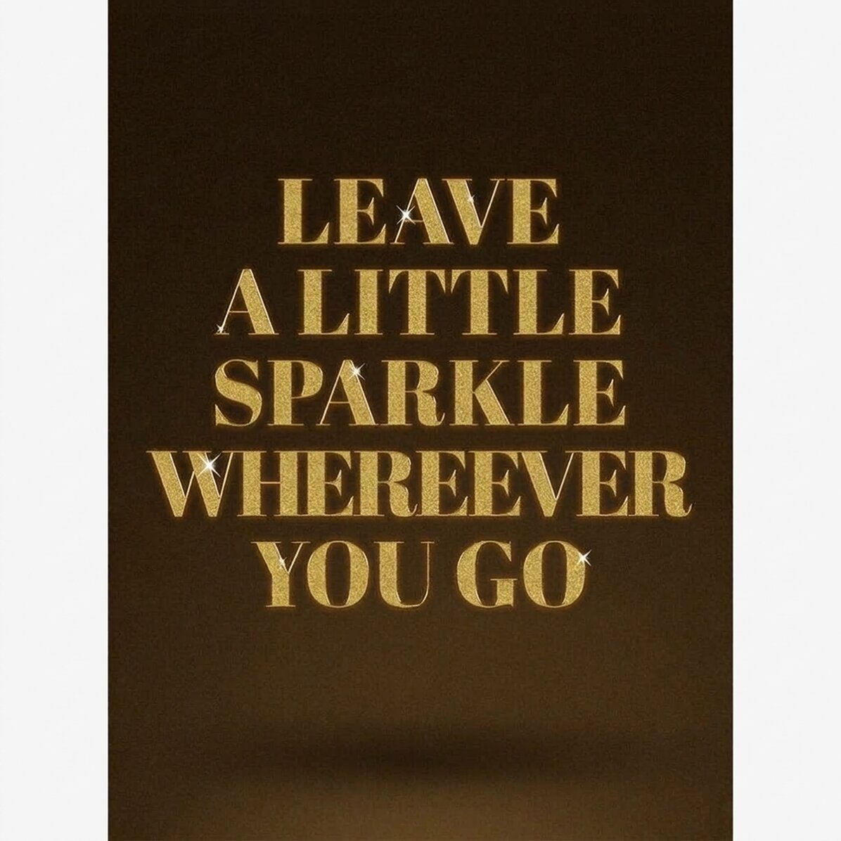 Affiche « Leave a spark »