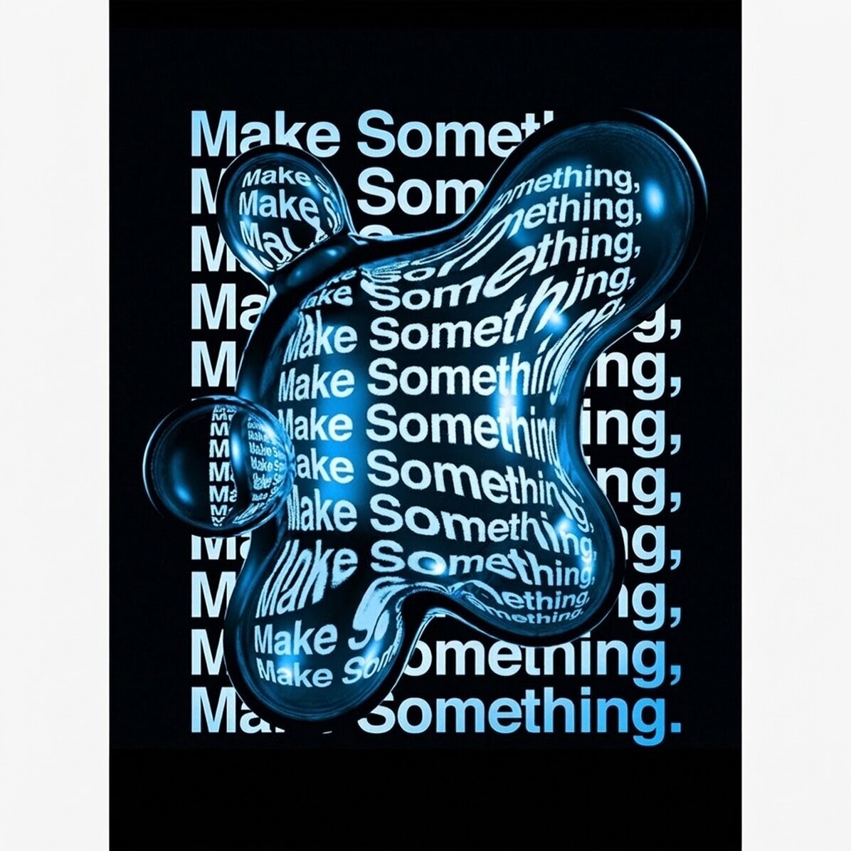 Affiche « Make something »