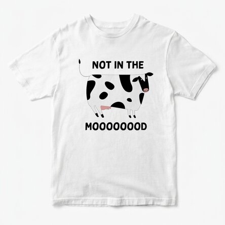 T-shirt en coton personnalisé - Not in the MOOd