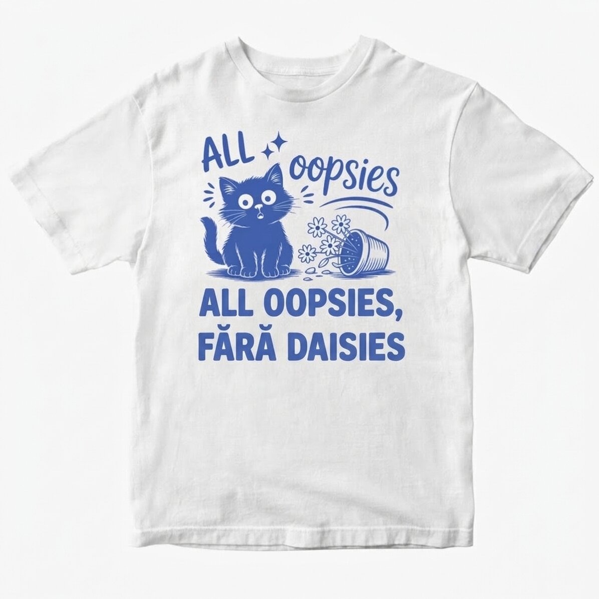 Gepersonaliseerd katoenen T-shirt voor kinderen - Oopsies